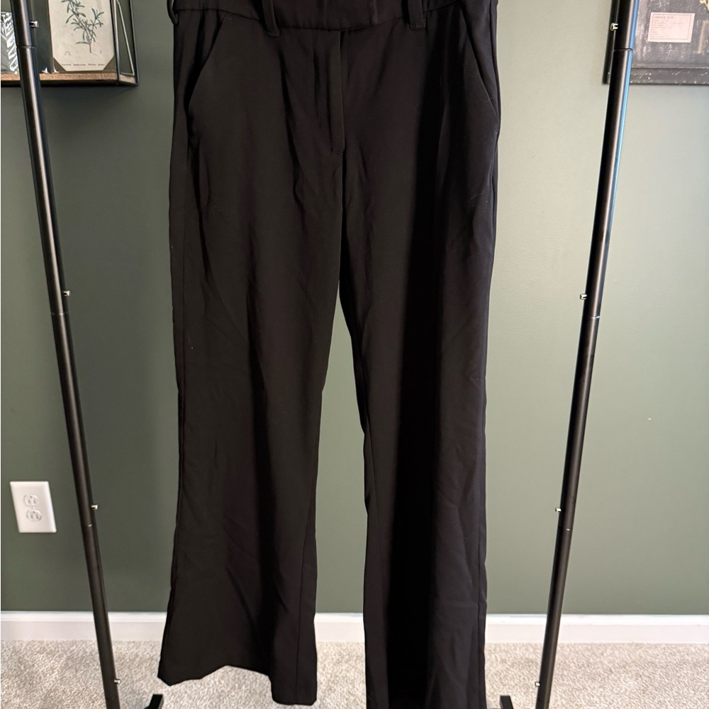 American Eagle Women's Black Flare Pants